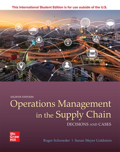 ISE EBook Online Access for Operations Management in the Supply Chain