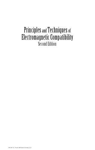 Principles and Techniques of Electromagnetic Compatibility