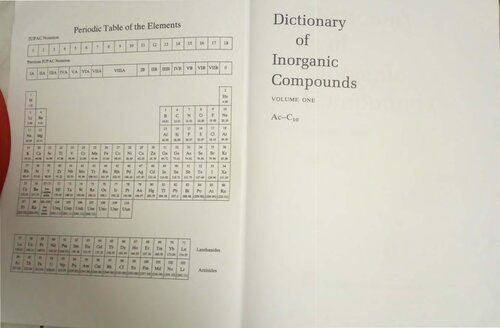 Dictionary of Inorganic Compounds
