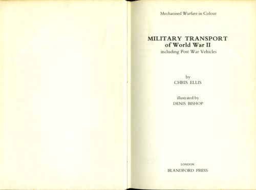 Military Transport of World War II Including Post War Vehicles