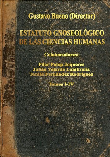 Estatuto Gnoseologico de las Ciencias Humanas