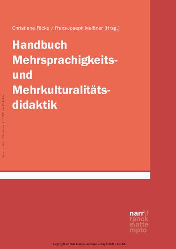 Handbuch Mehrsprachigkeits- und Mehrkulturalitätsdidaktik