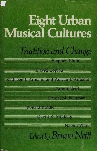 Eight Urban Musical Cultures: Tradition and Change