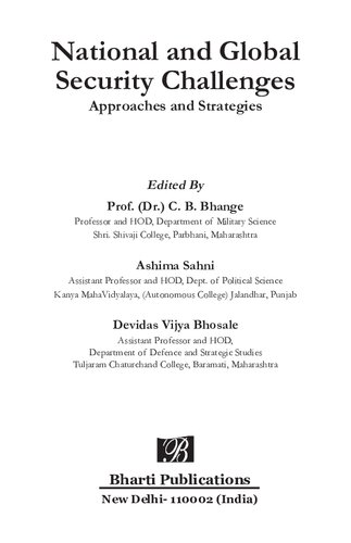 National and Global Security Challenges Approaches and Strategies