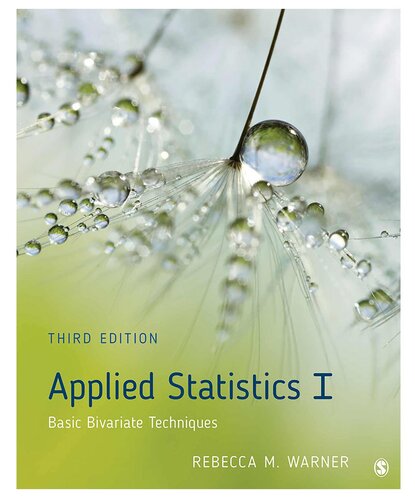 Applied Statistics I: Basic Bivariate Techniques