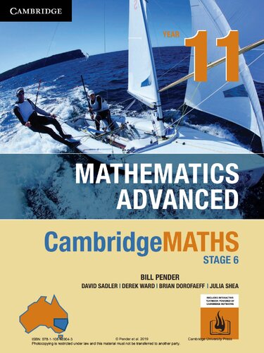 Cambridgemaths stage 6 mathematics advanced year 11 : digital bundle (with hotmaths)