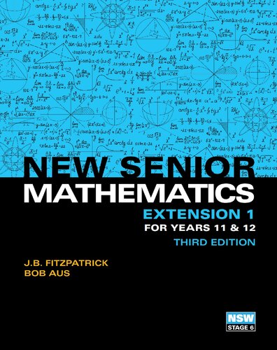 New Senior Mathematics Extension 1 Years 11 & 12 Student Book with eBook