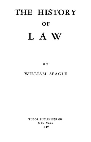 The history of law