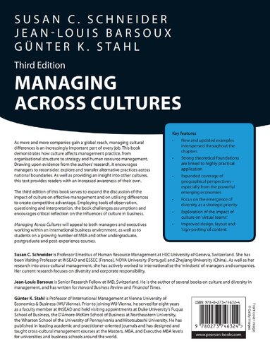 Managing Across Cultures, 3rd edition