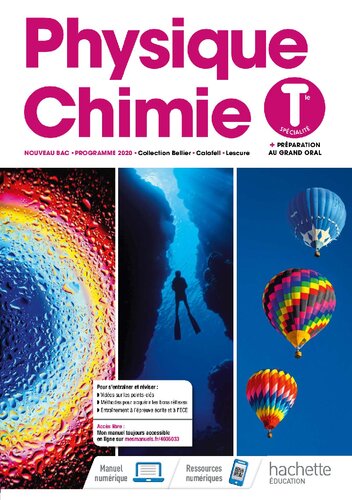 Physique/Chimie terminales: Livre élève