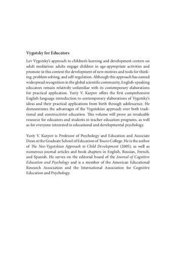 Vygotsky for Educators