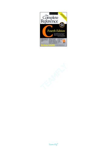 C: The Complete Reference