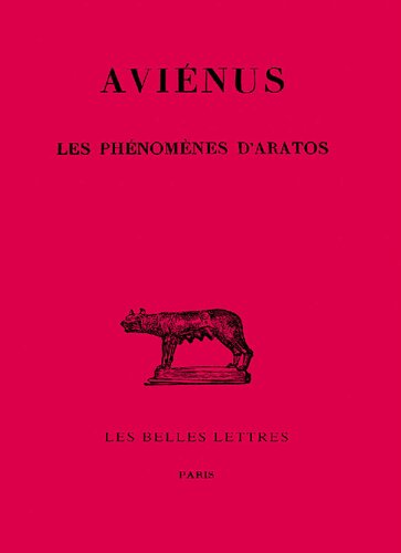 Aviénus. Les phénomènes d'Aratos