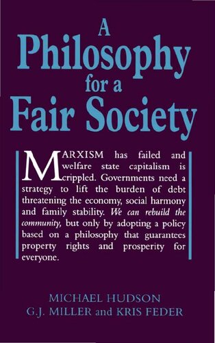 Philosophy for a Fair Society
