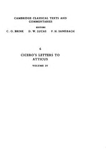 Cicero's letters to Atticus. Volume IV, 49 B.C., 133-210 (Books VII.10 - X)
