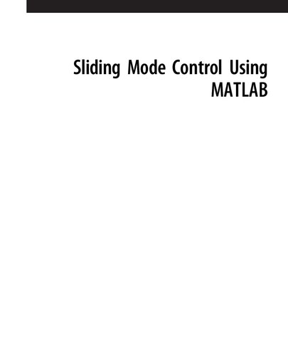Sliding Mode Control Using MATLAB