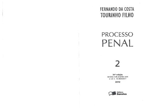 Processo Penal - V. 02