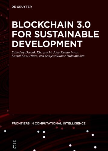 Blockchain 3.0 for Sustainable Development