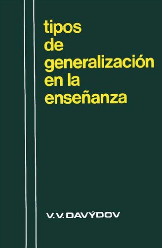 Tipos de generalización en la enseñanza