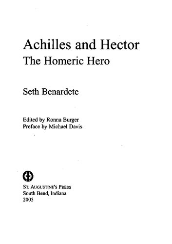 Achilles and Hector: The Homeric Hero
