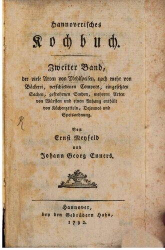 Hannoversches Kochbuch