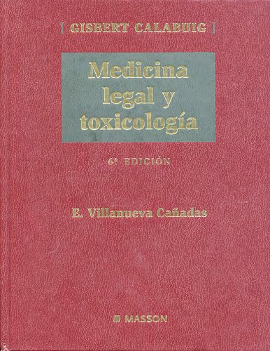 Medicina legal y toxicología