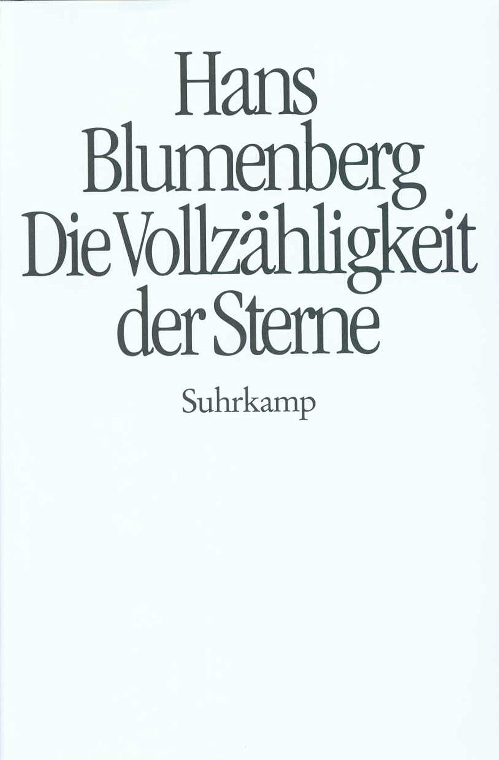 Die Vollzähligkeit der Sterne