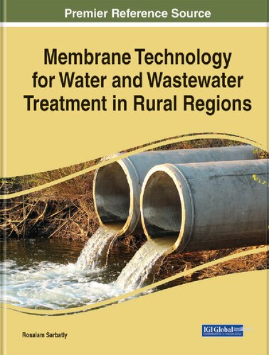 Membrane Technology for Water and Wastewater Treatment in Rural Regions