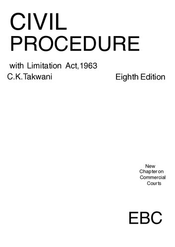 CIVIL PROCEDURE with Limitation Act,1963
