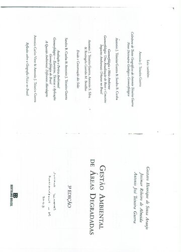 Gestão ambiental de áreas degradadas