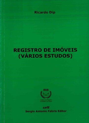 Registro de imóveis (vários estudos)