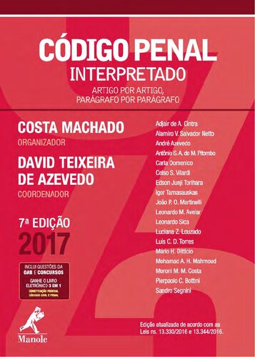 Código Penal Interpretado. Artigo por Artigo, Parágrafo por Parágrafo