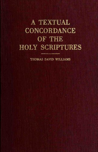 Textual Concordance of the Holy Scriptures