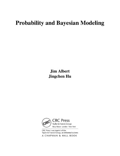 Probability and Bayesian Modeling
