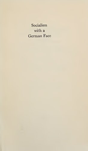 Socialism with a German Face: The state that came in from the cold