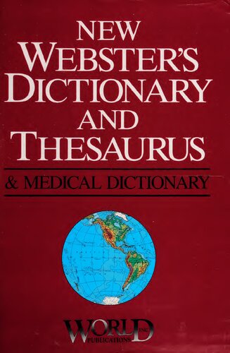 Webster's Desk Dictionary and Roget's Thesaurus