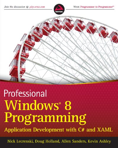 Professional Windows 8 Programming: Application Development with C# and Xaml