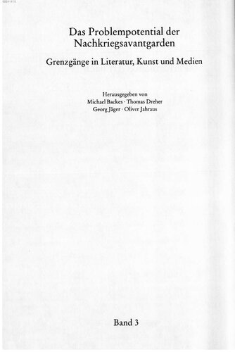 Performance Art nach 1945: Aktionstheater und Intermedia