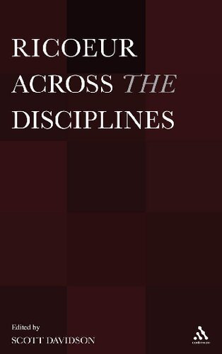 Ricoeur Across the Disciplines
