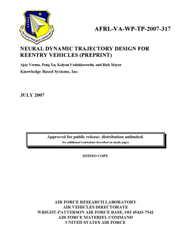 Neural Dynamic Trajectory Design for Reentry Vehicles (Preprint)