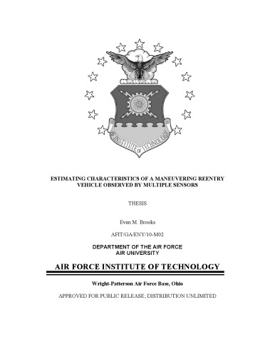Estimating Characteristics of a Maneuvering Reentry Vehicle Observed by Multiple Sensors