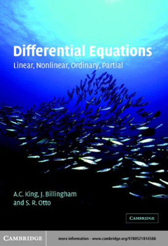 Differential Equations: Linear, Nonlinear, Ordinary, Partial