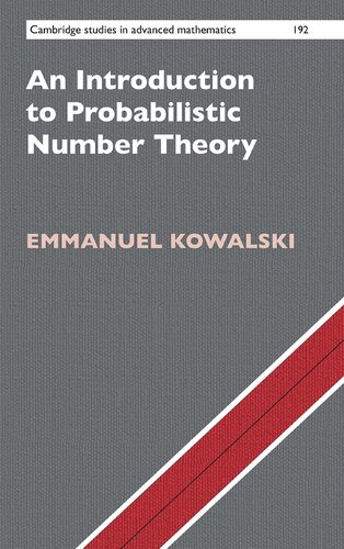 Arithmetic Randonn´ ee An introduction to probabilistic number theory