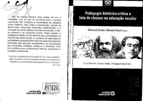 Pedagogia histórico-crítica e luta de classes na educação escolar