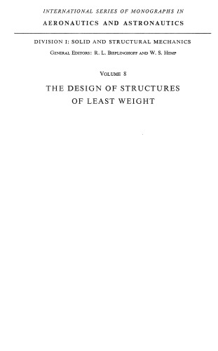The Design of Structures of Least Weight