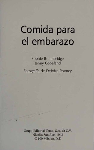 Comida para el embarazo