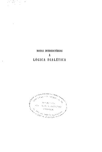 Notas introdutórias a lógica dialética