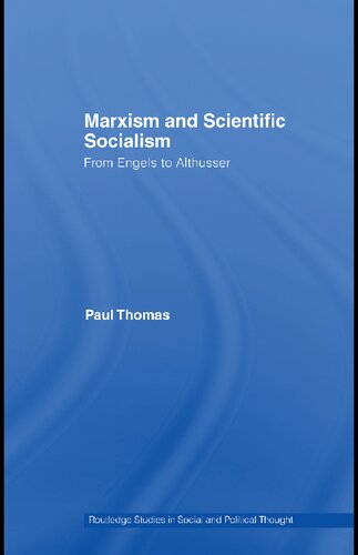 Marxism & Scientific Socialism : From Engels to Althusser