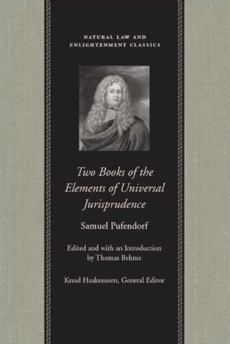 Two Books of the Elements of Universal Jurisprudence