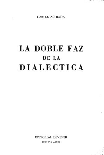 La doble faz de la dialéctica
